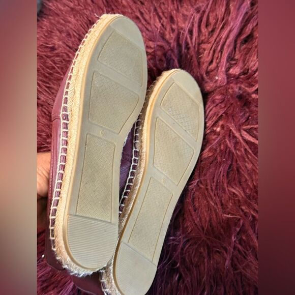 Tory Burch Tory Burch Red Logo Espadrilles Sz 9 - Picture 5 of 7